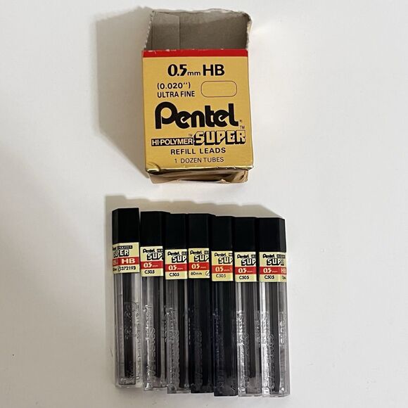 Vintage Pentel and Fineline Mechanical Pencil Lead & Eraser Refills Lot - Picture 11 of 12